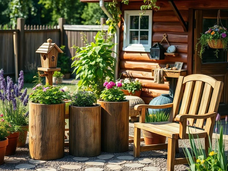 Поделки из дерева для дачи Поделки из дерева для дачи