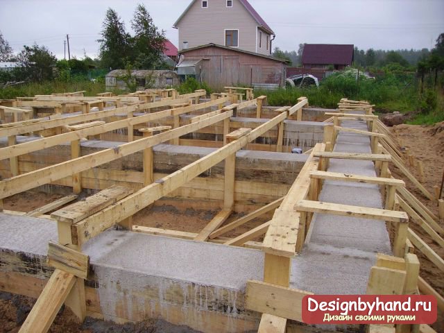 Фундамент для дома своими руками Фундамент для дома своими руками